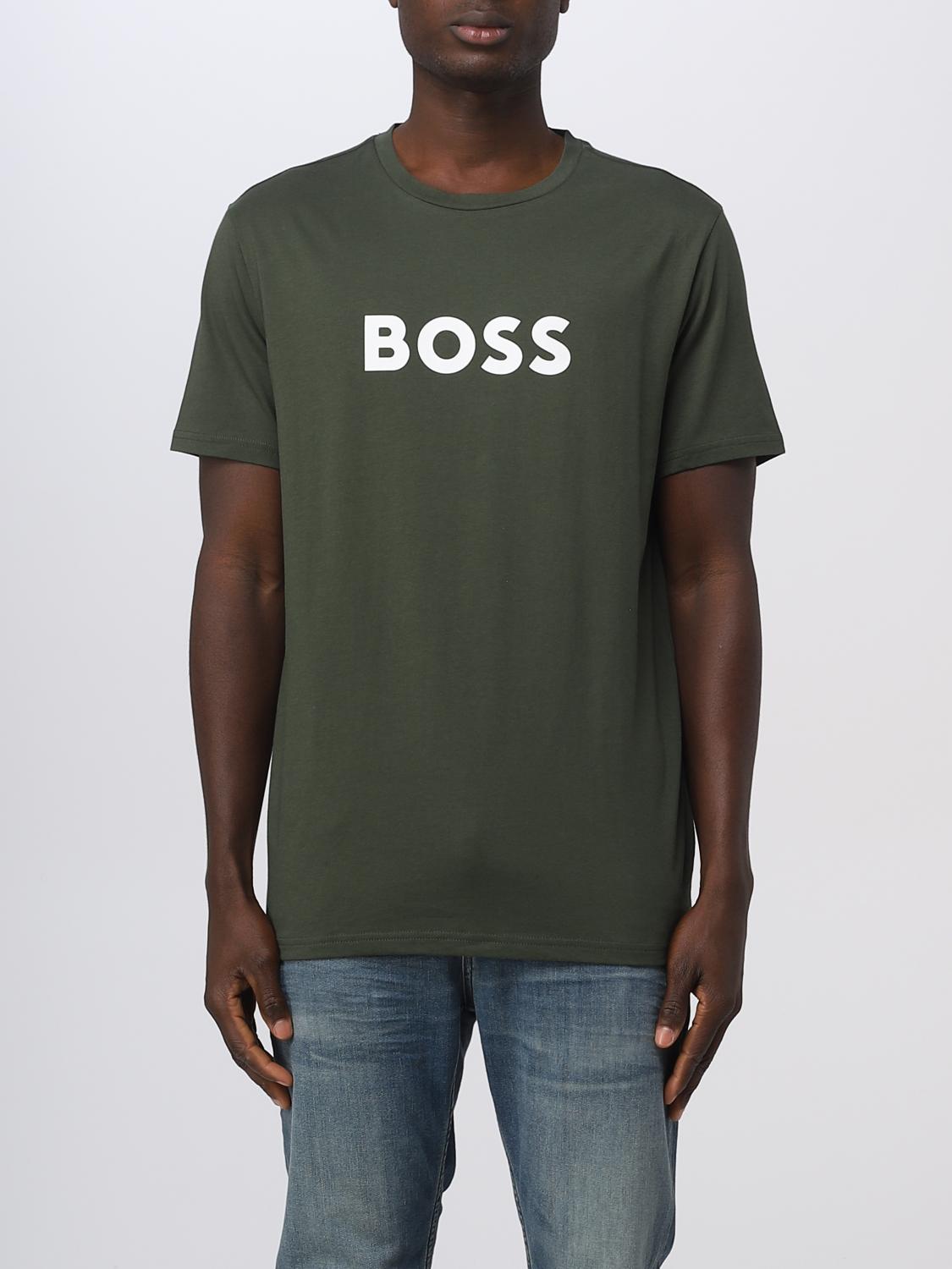 BOSS T-SHIRT: T-shirt men Boss, Green - Img 1