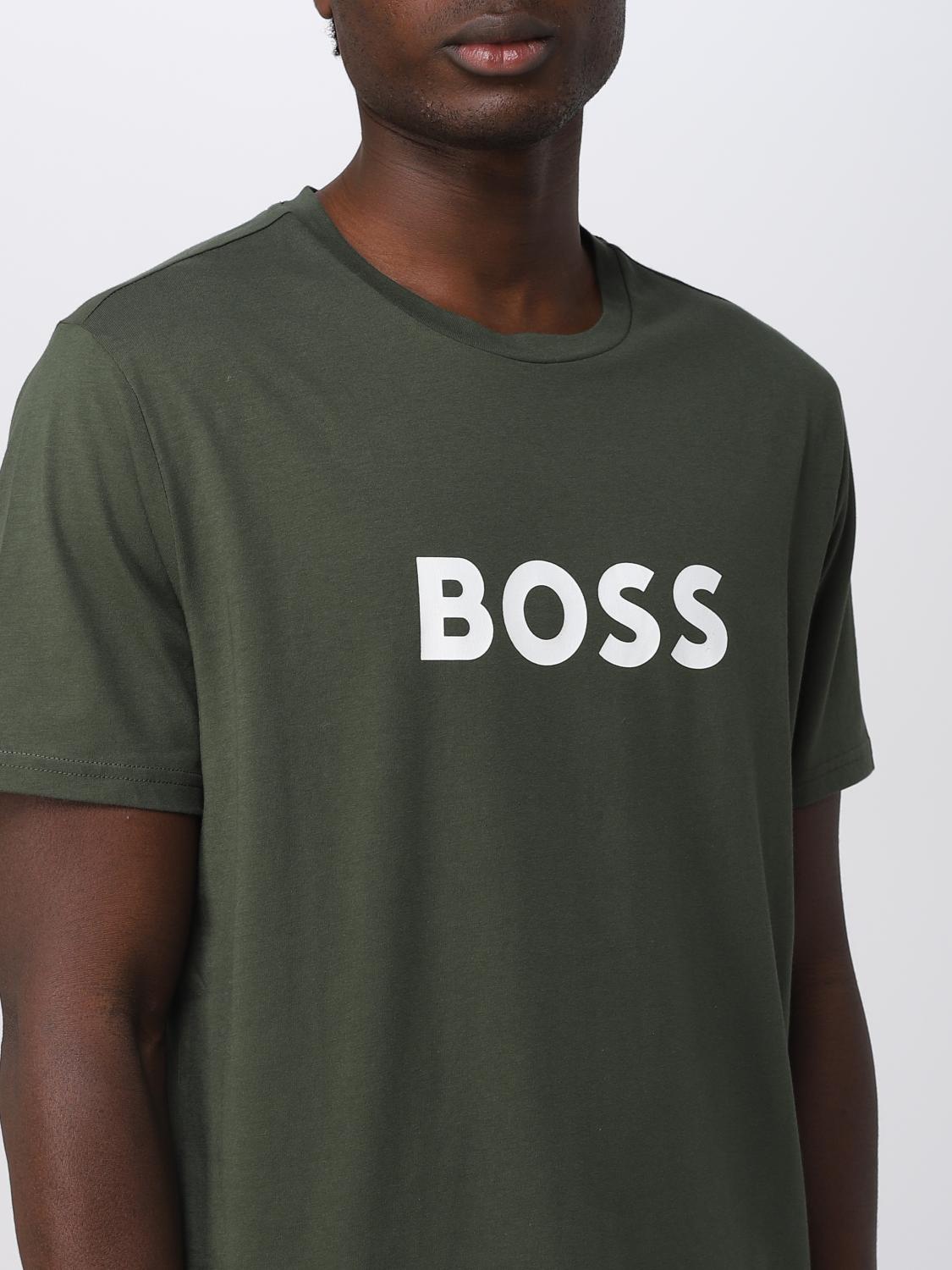 BOSS T-SHIRT: T-shirt men Boss, Green - Img 3