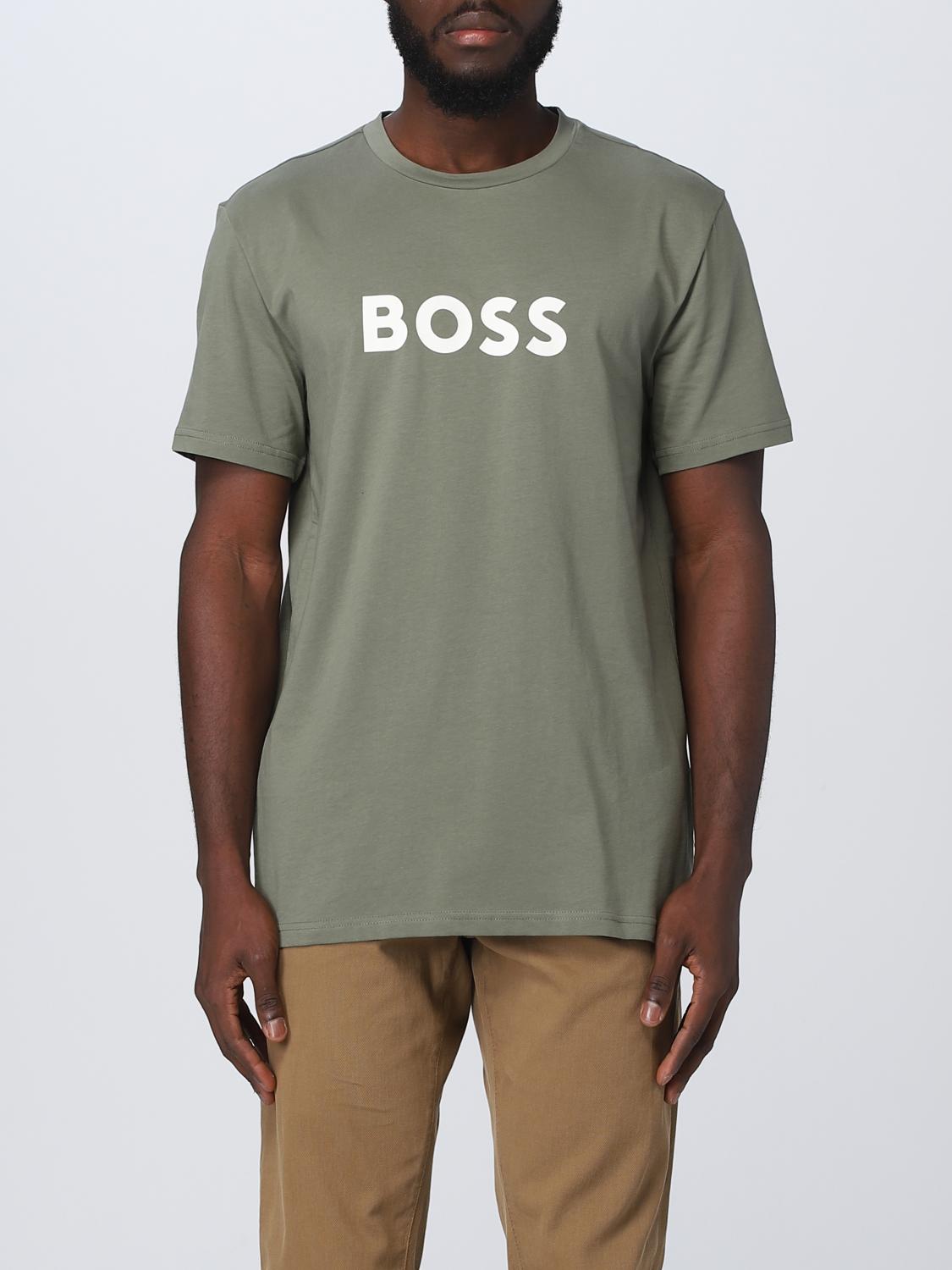BOSS T-SHIRT: T-shirt men Boss, Military - Img 1