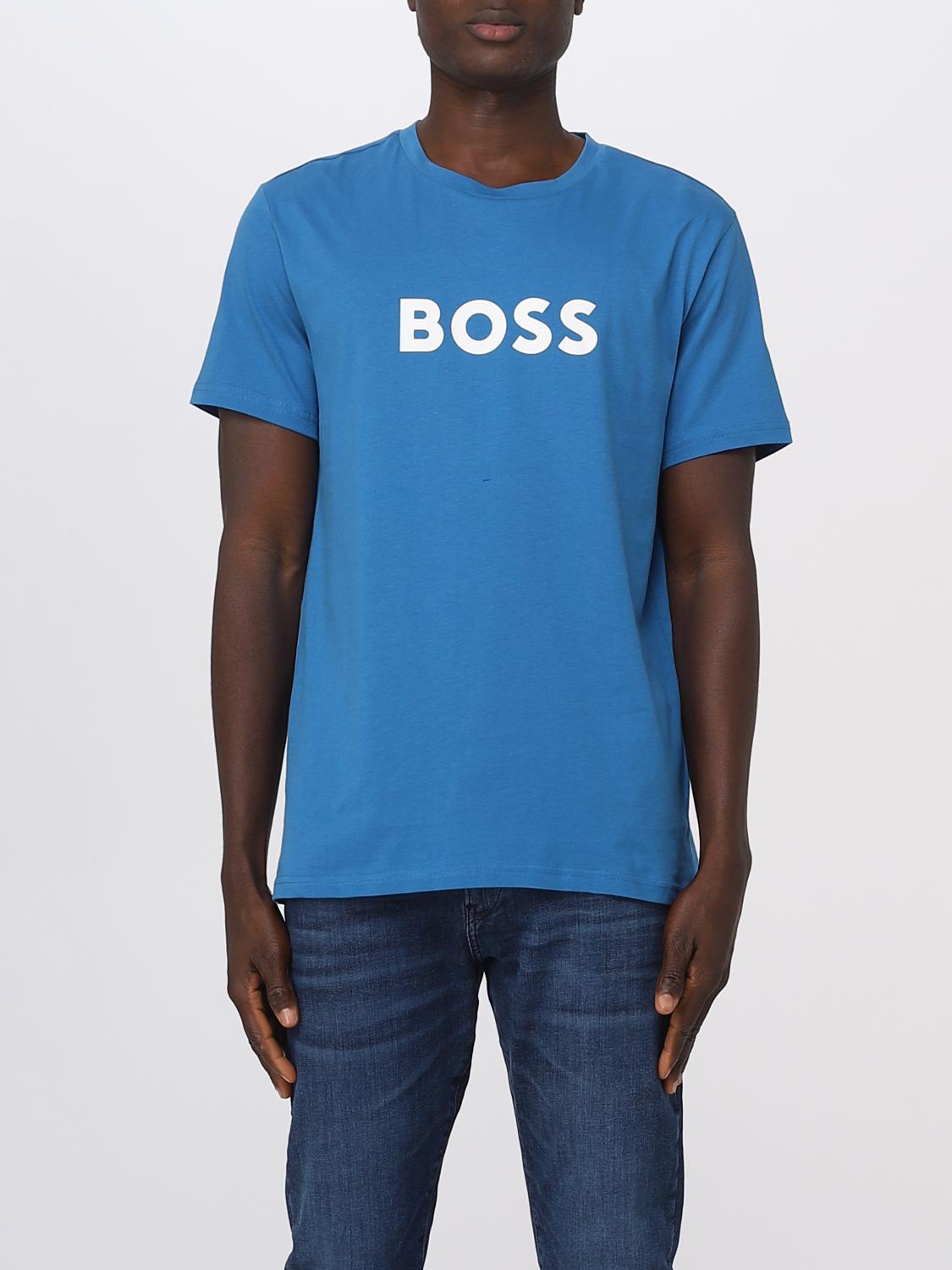 BOSS T-SHIRT: T-shirt men Boss, Sapphire - Img 1