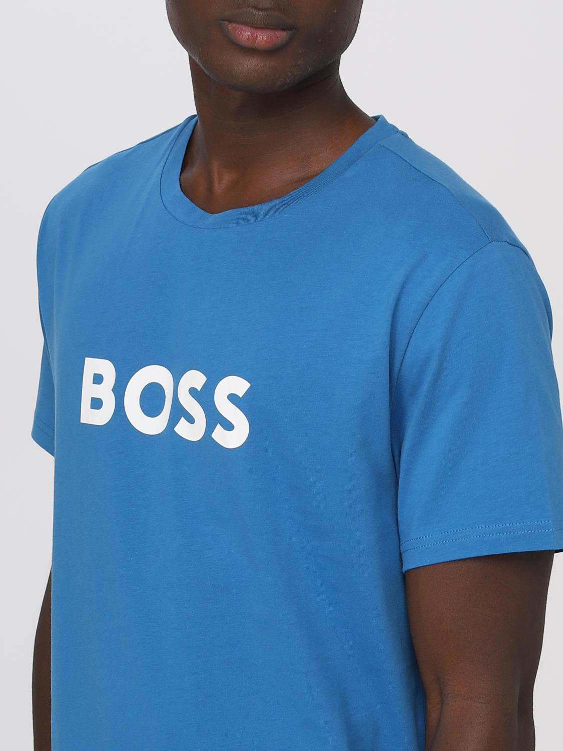BOSS T-SHIRT: T-shirt men Boss, Sapphire - Img 3
