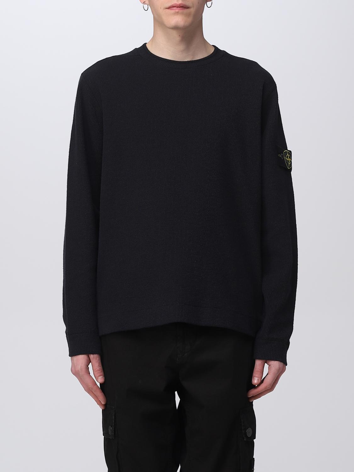 STONE ISLAND PULL: Pull homme Stone Island, Bleu - Img 1
