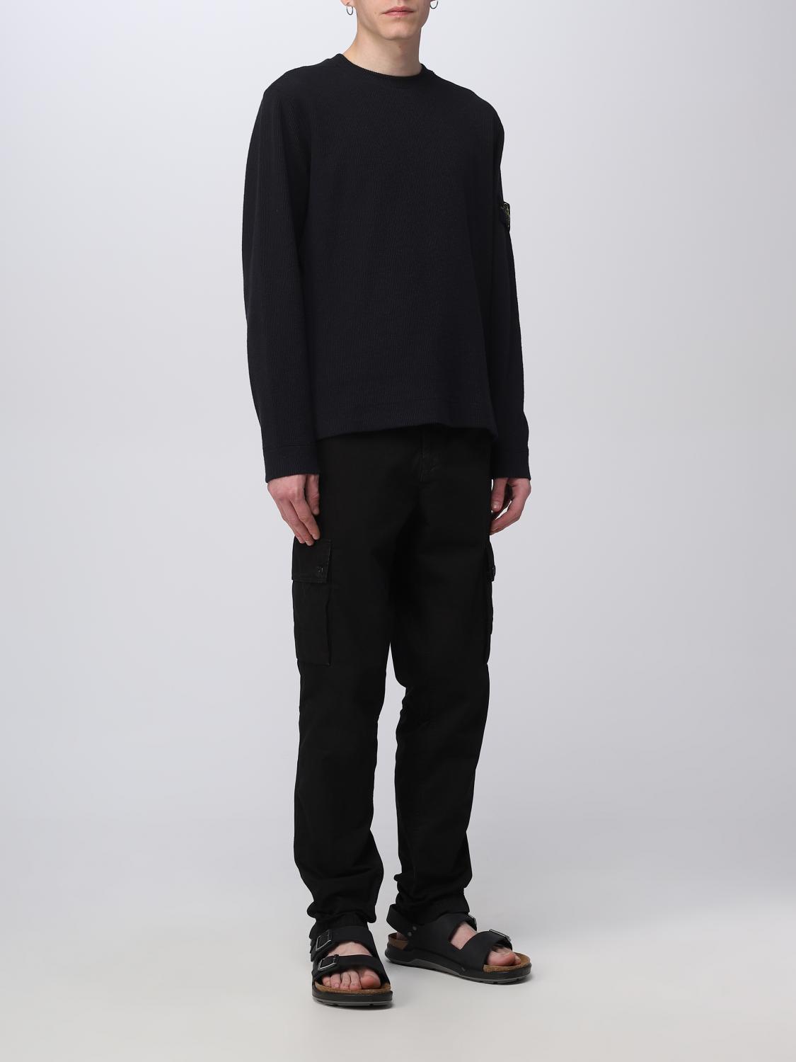STONE ISLAND PULL: Pull homme Stone Island, Bleu - Img 2