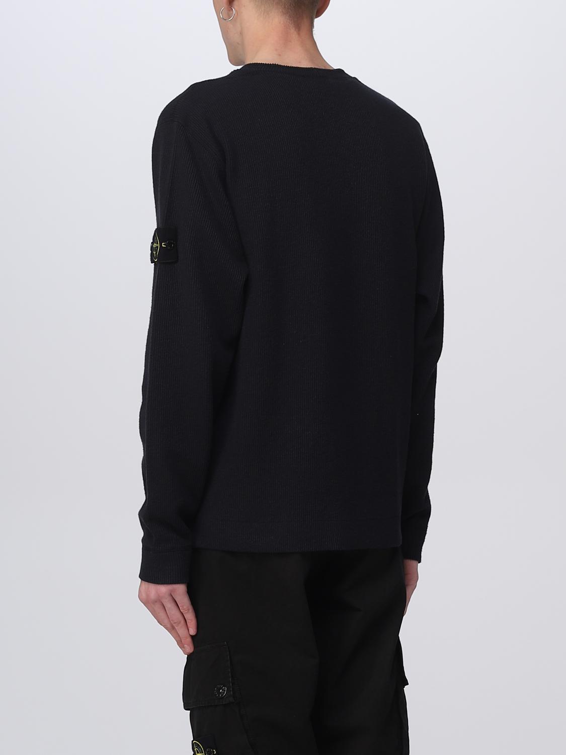 STONE ISLAND PULL: Pull homme Stone Island, Bleu - Img 3