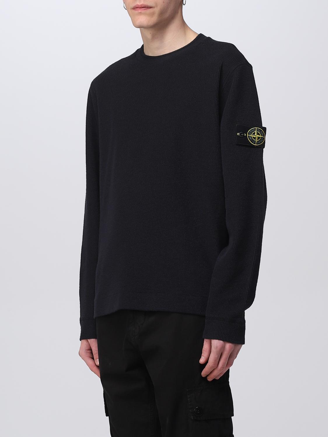 STONE ISLAND PULL: Pull homme Stone Island, Bleu - Img 4