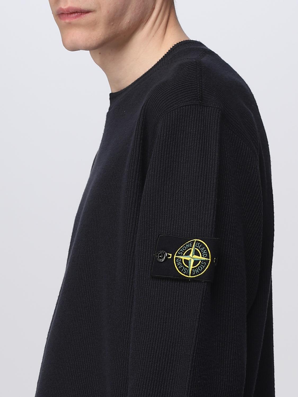 STONE ISLAND PULL: Pull homme Stone Island, Bleu - Img 5