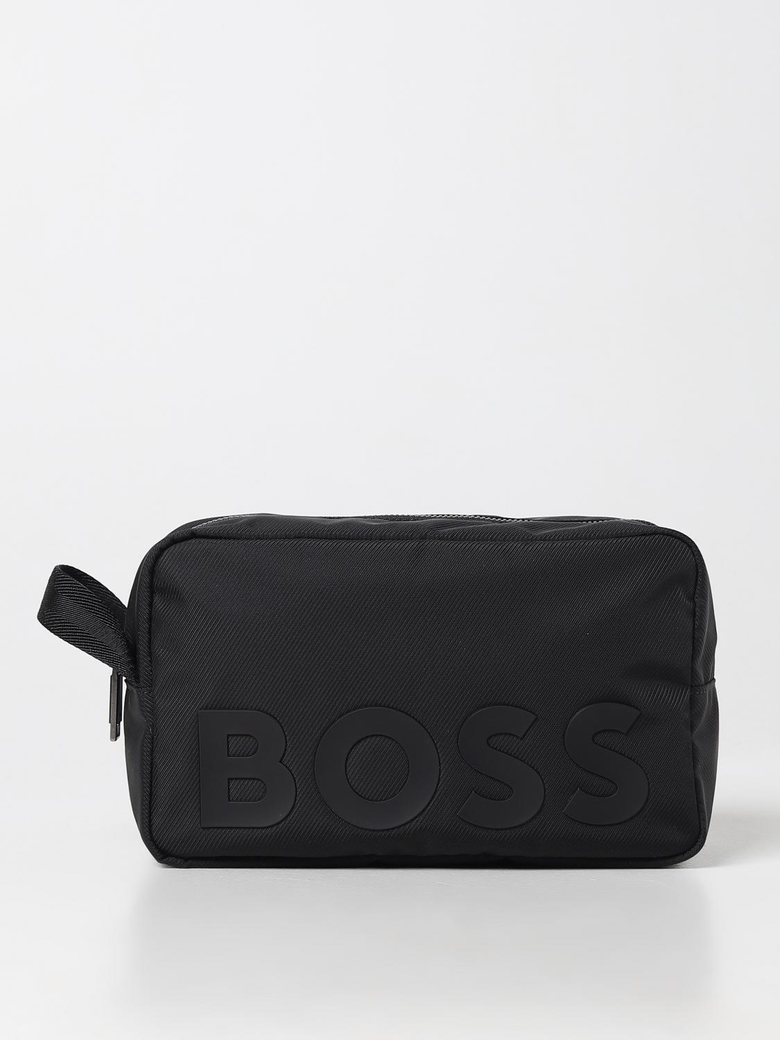 BOSS 化妆包: 手袋 男士 Boss, 黑色 - Img 1