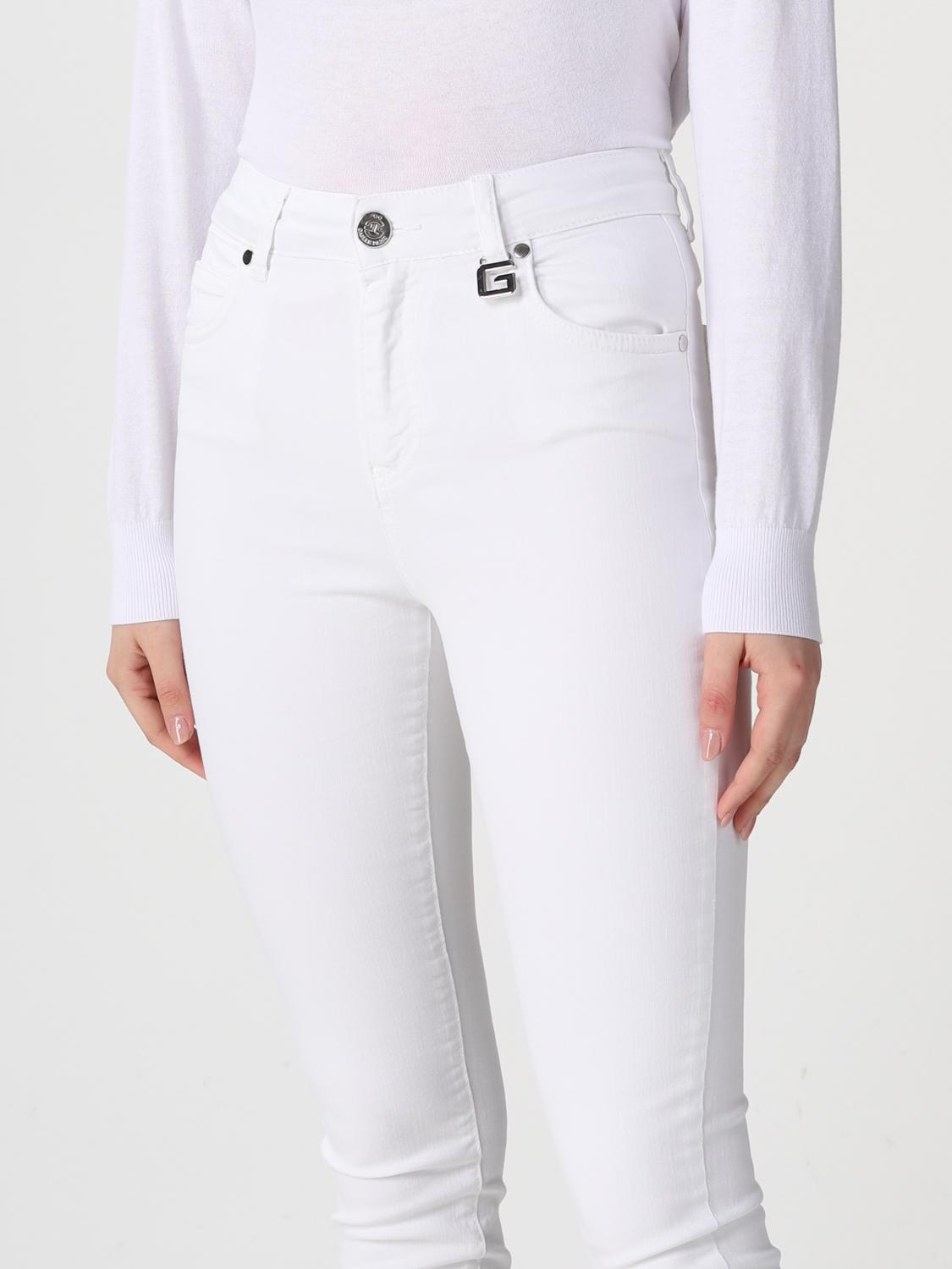 GAËLLE PARIS JEANS: Jeans Gaëlle Paris in cotone, Bianco - Img 3
