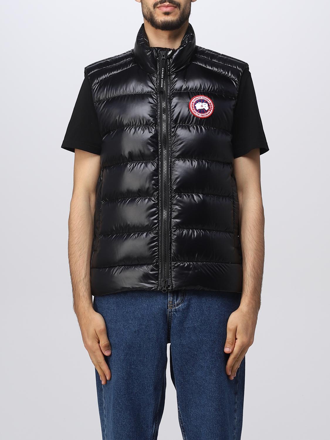 CANADA GOOSE WAISTCOAT: Waistcoat men Canada Goose, Black - Img 1