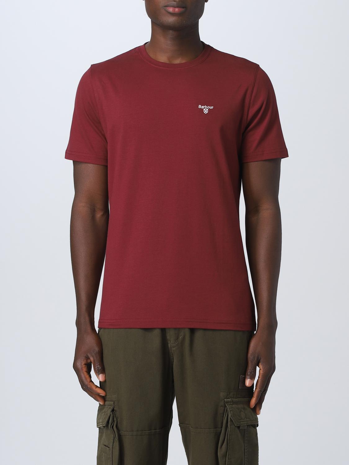 Men's Cotton Babar and Zephir T-Shirt Burgundy