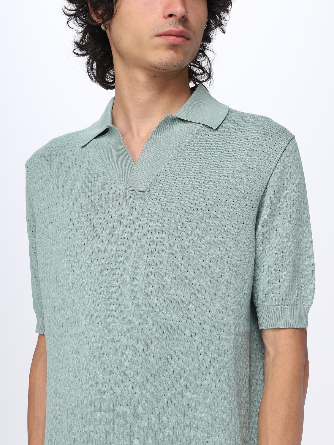 TAGLIATORE JERSEY: Camisa hombre Tagliatore, Verde - Img 3