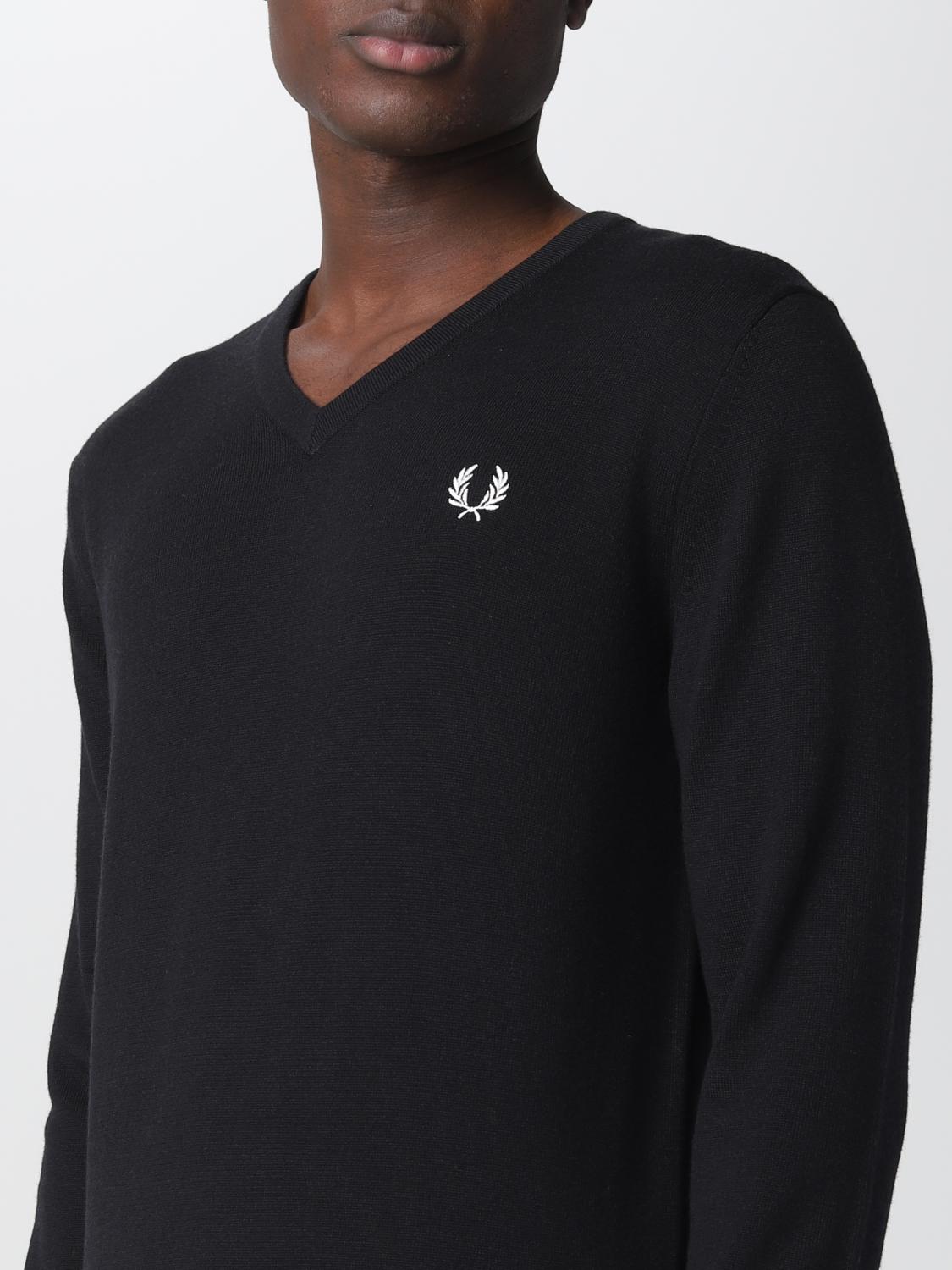 FRED PERRY JERSEY: Jersey hombre Fred Perry, Negro - Img 3