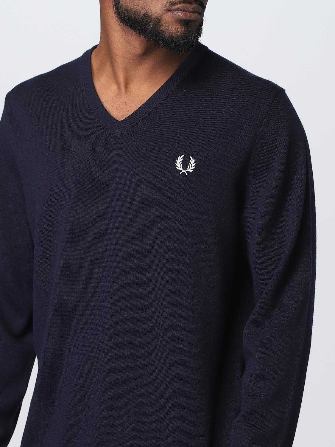 FRED PERRY SWEATER: Sweater men Fred Perry, Navy - Img 3