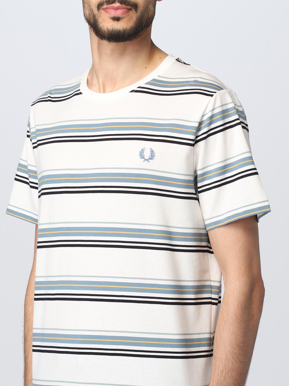 FRED PERRY 티셔츠: 티셔츠 남성 Fred Perry, 화이트 - Img 3