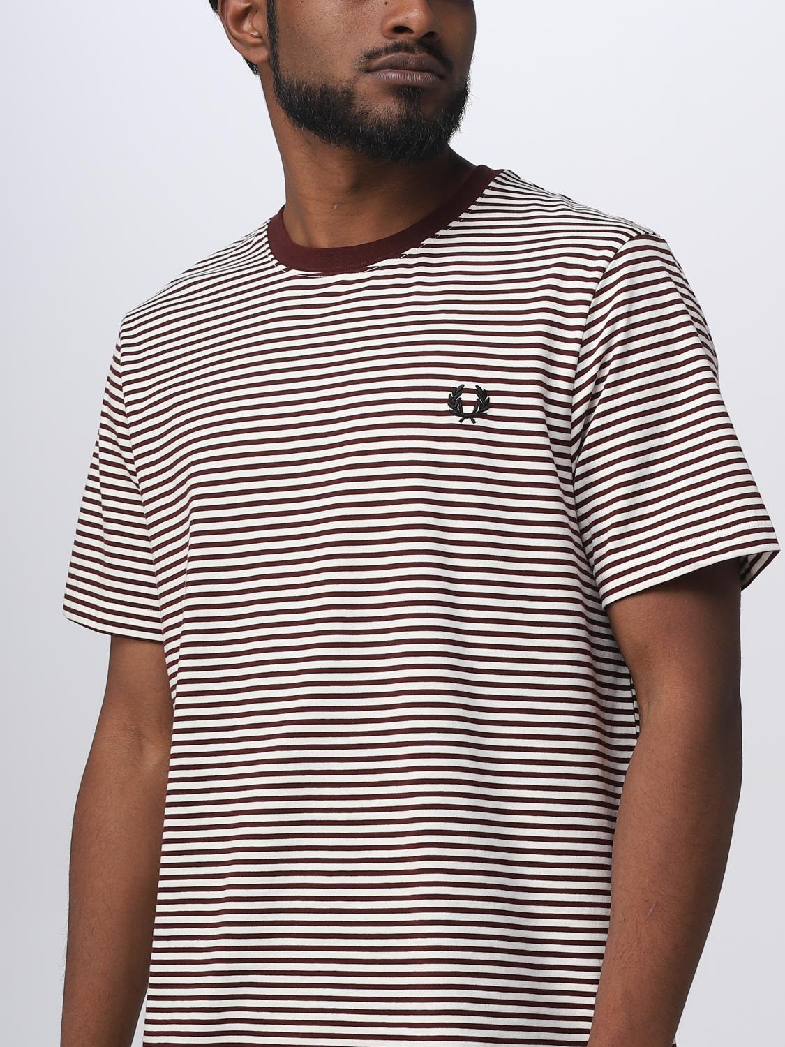 FRED PERRY CAMISETA: Camiseta hombre Fred Perry, Granate - Img 3