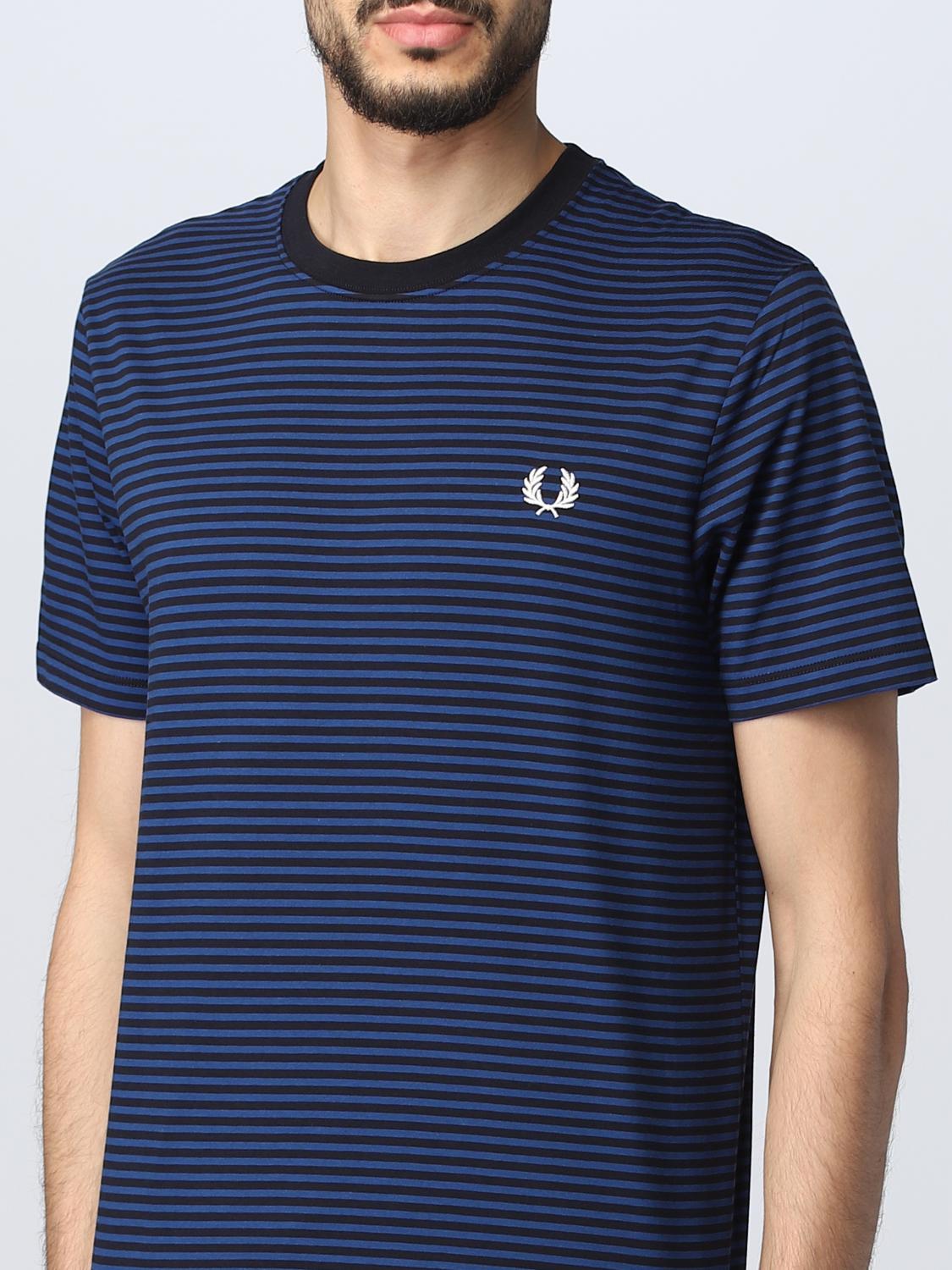 FRED PERRY 티셔츠: 티셔츠 남성 Fred Perry, 코발트 - Img 3