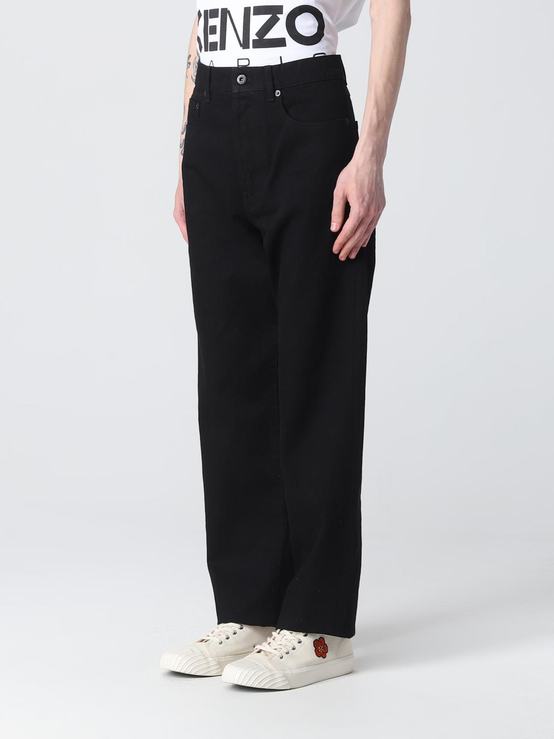 KENZO JEANS: Pants men Kenzo, Black - Img 3