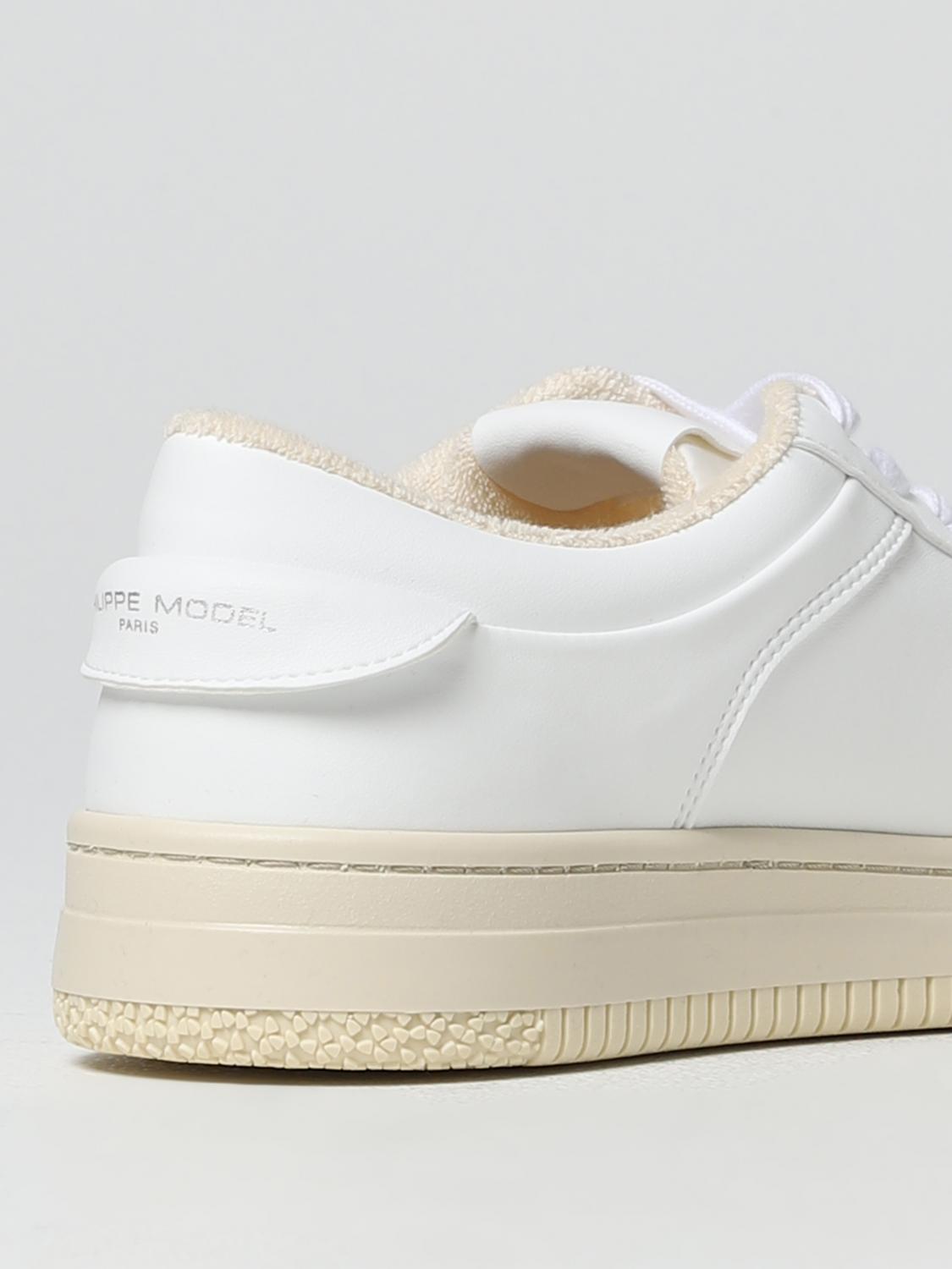 PHILIPPE MODEL TRAINERS: Trainers men Philippe Model, White - Img 3