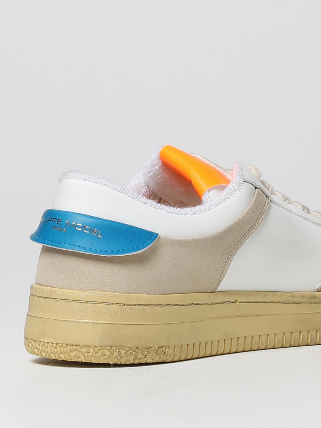 PHILIPPE MODEL SNEAKERS: Sneakers men Philippe Model, White - Img 3