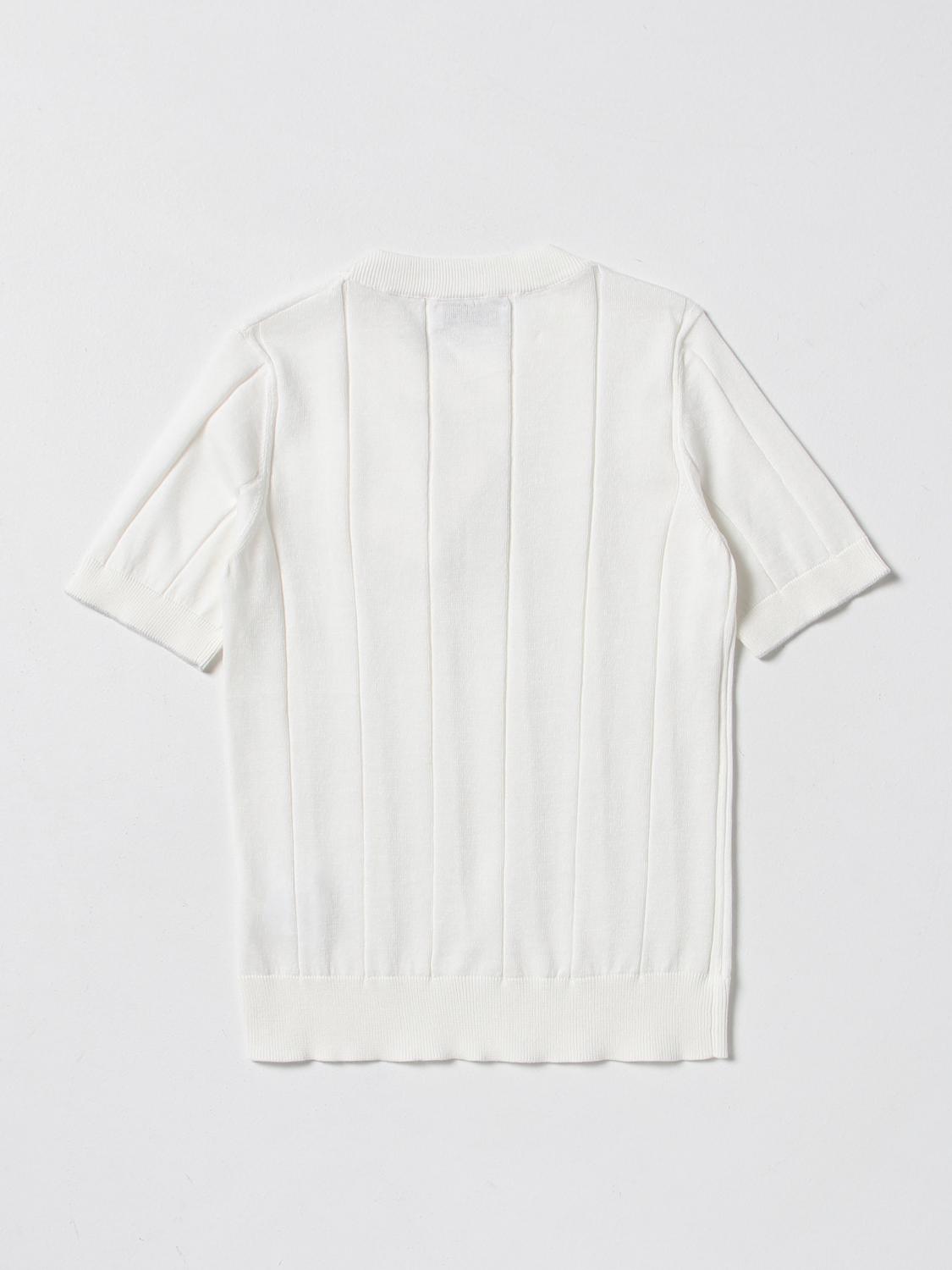 BRUNELLO CUCINELLI PULL: Pull enfant Brunello Cucinelli, Blanc 1 - Img 2