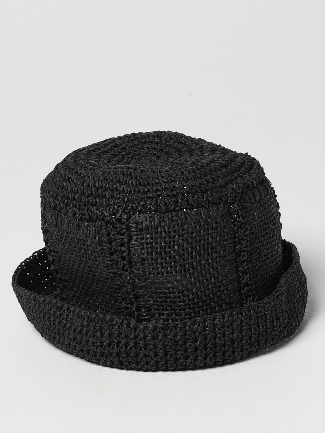 RUSLAN BAGINSKIY SOMBRERO: Sombrero mujer Ruslan Baginskiy, Negro - Img 2