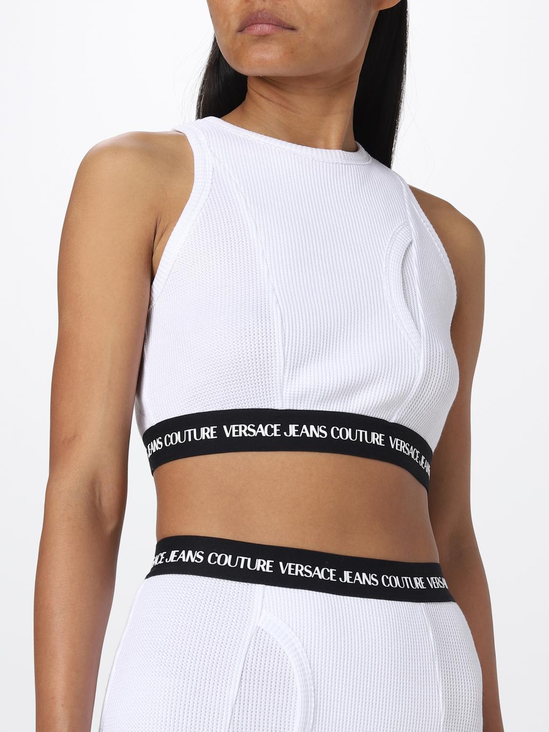VERSACE JEANS COUTURE TOP: Top mujer Versace Jeans Couture, Blanco - Img 4