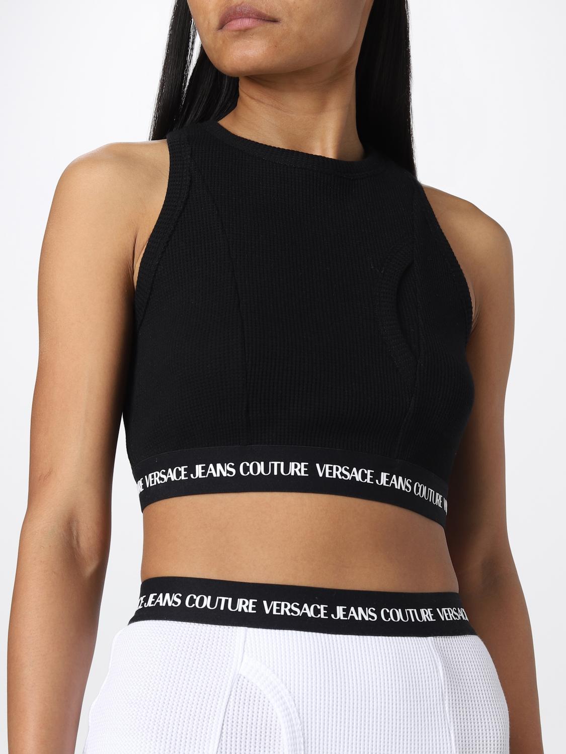 VERSACE JEANS COUTURE TOP: Top mujer Versace Jeans Couture, Negro - Img 3