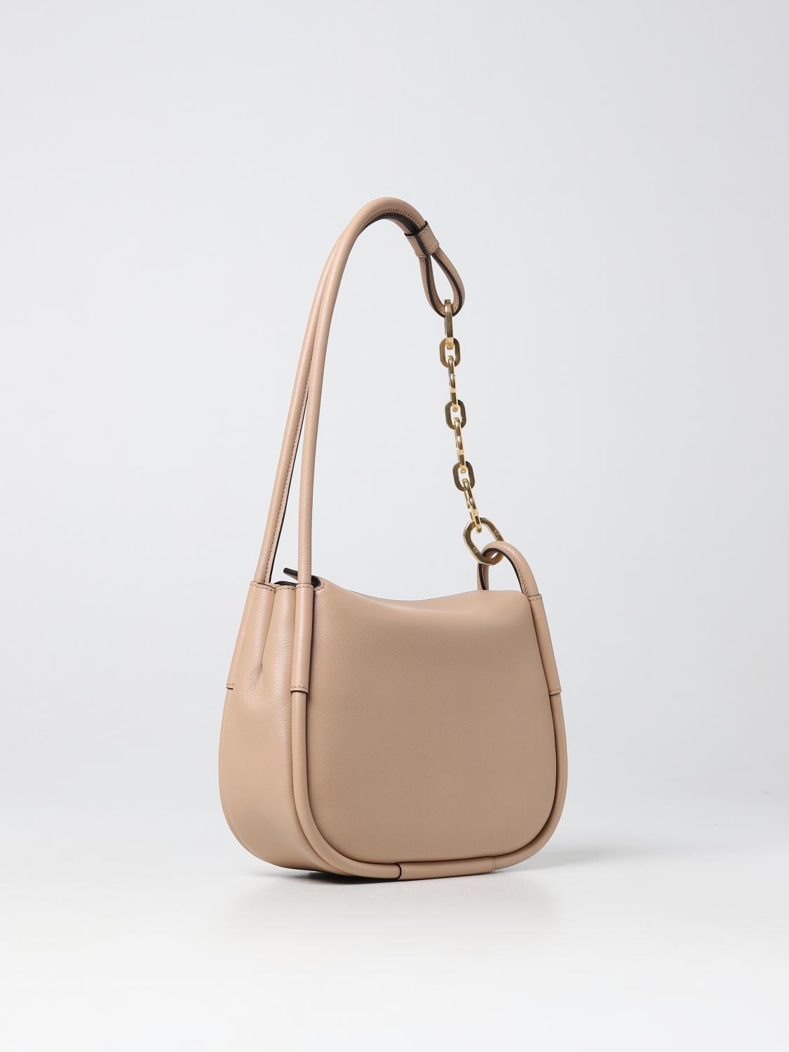 MULBERRY BORSA A SPALLA: Borsa Link Mulberry in pelle, Beige - Img 2