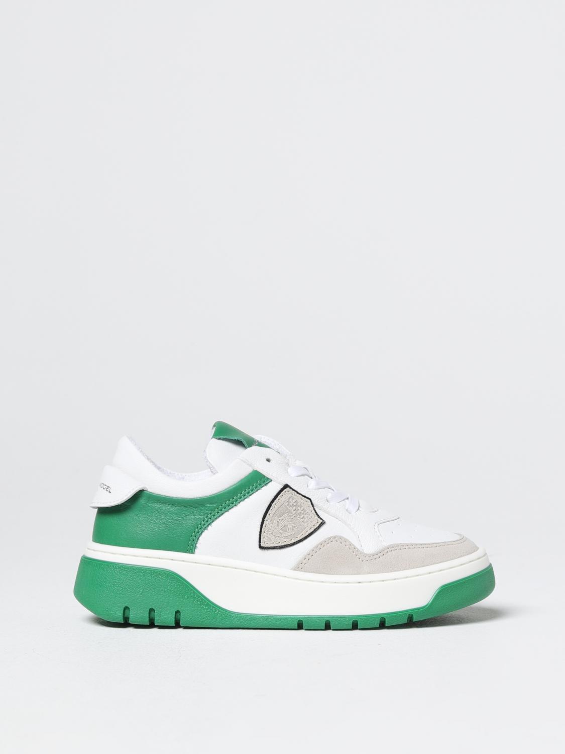 PHILIPPE MODEL JUNIOR SNEAKERS: Schuhe kinder Philippe Model Junior, Grün - Img 1