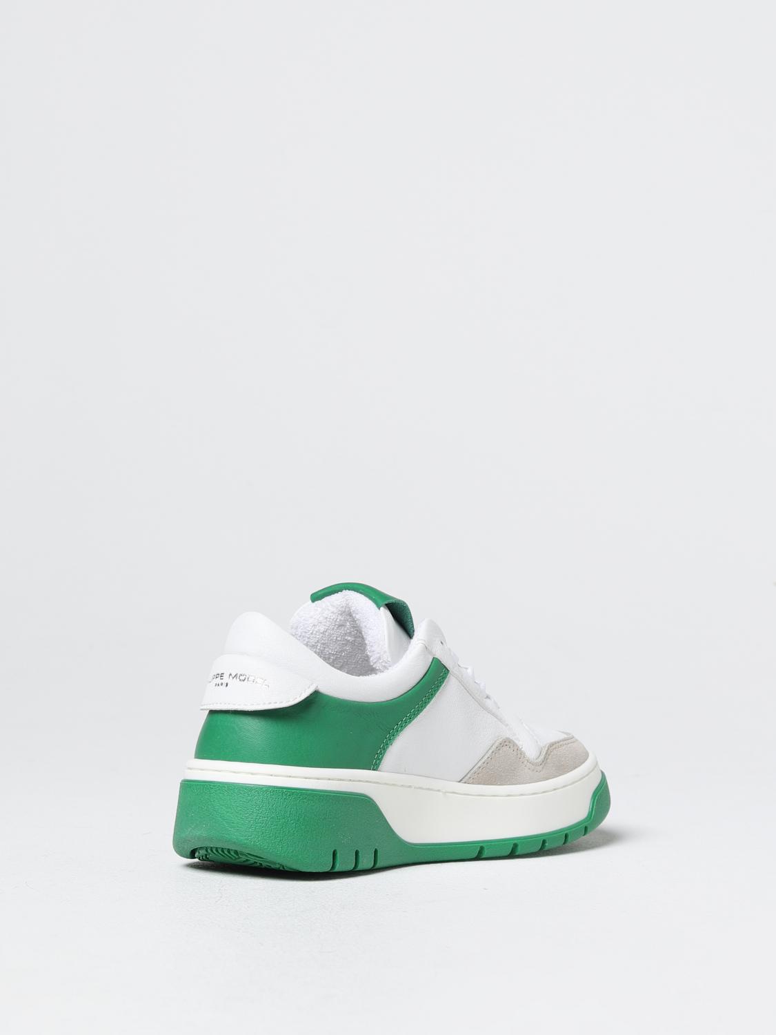 PHILIPPE MODEL JUNIOR SNEAKERS: Schuhe kinder Philippe Model Junior, Grün - Img 3