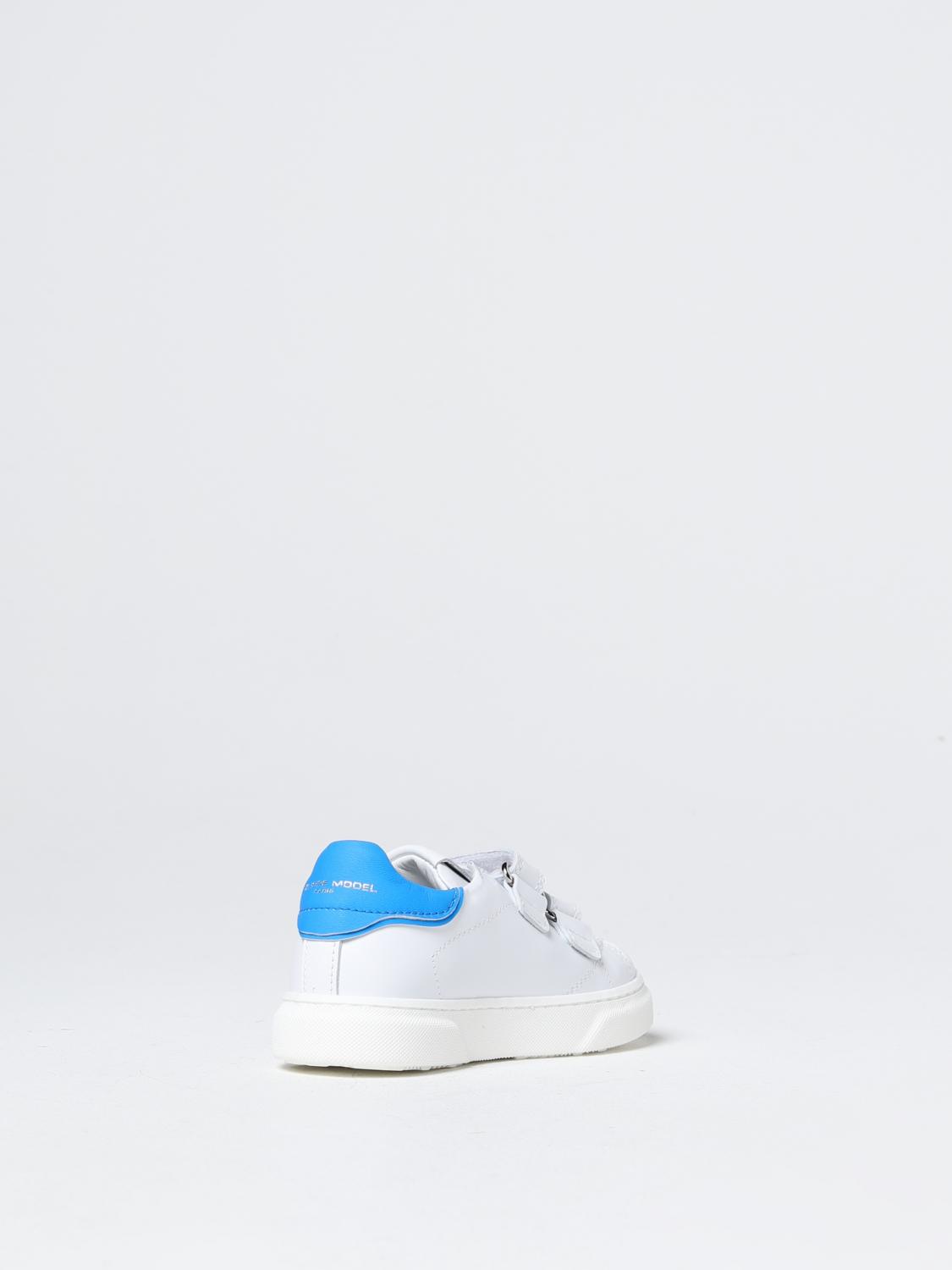 PHILIPPE MODEL JUNIOR ZAPATOS: Zapatos niños Philippe Model Junior, Blanco - Img 3