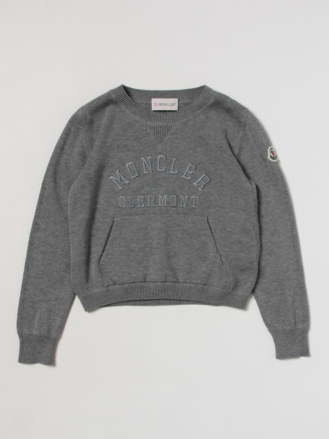 MONCLER PULLOVER: Pullover kinder Moncler, Grau - Img 1