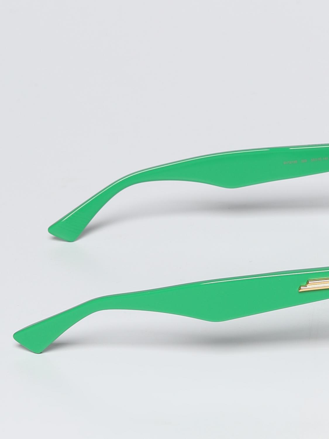 BOTTEGA VENETA SUNGLASSES: Bottega Veneta acetate sunglasses, Green - Img 3