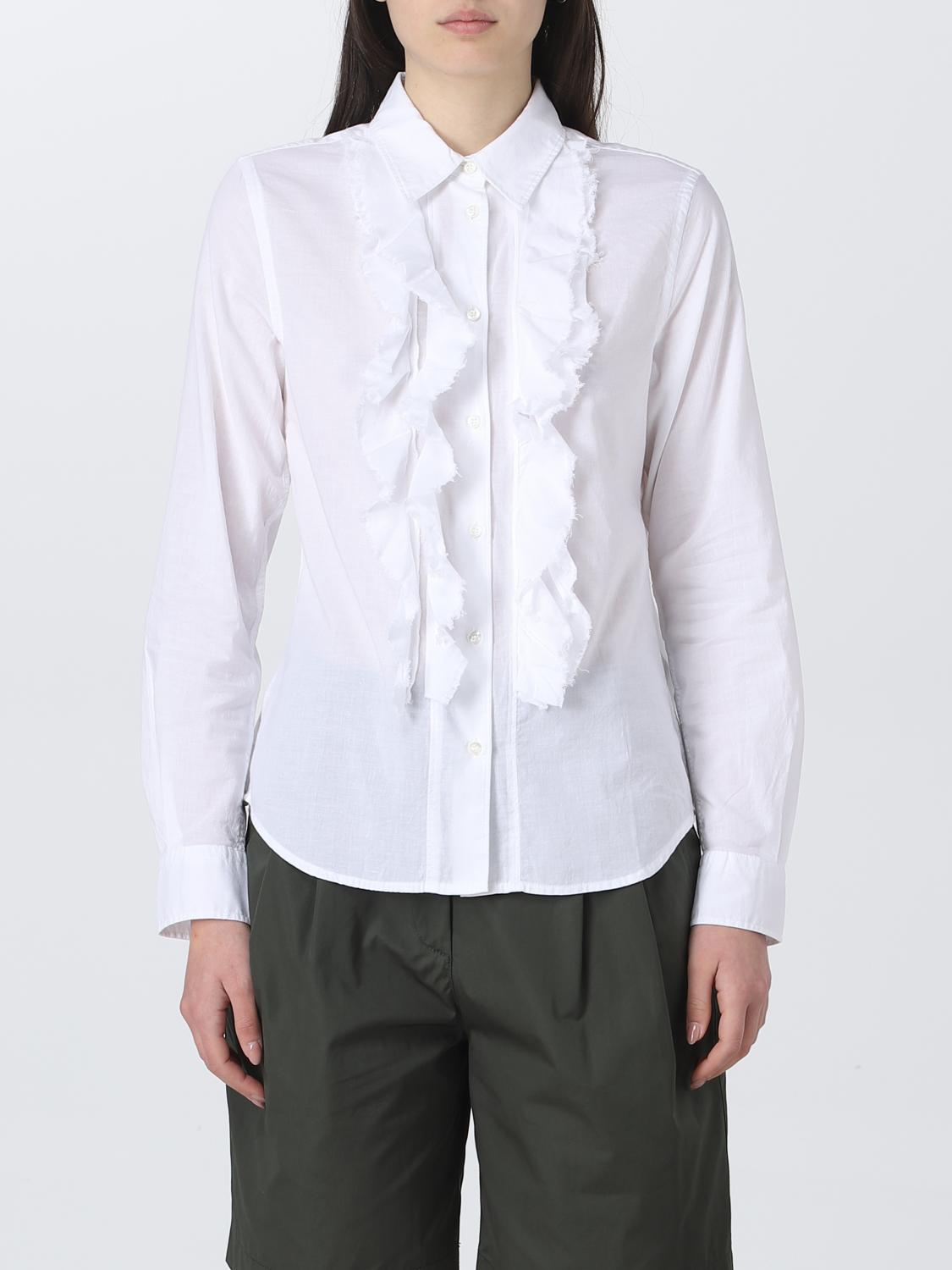 ASPESI HEMDBLUSE: Hemdbluse damen Aspesi, Weiß - Img 1