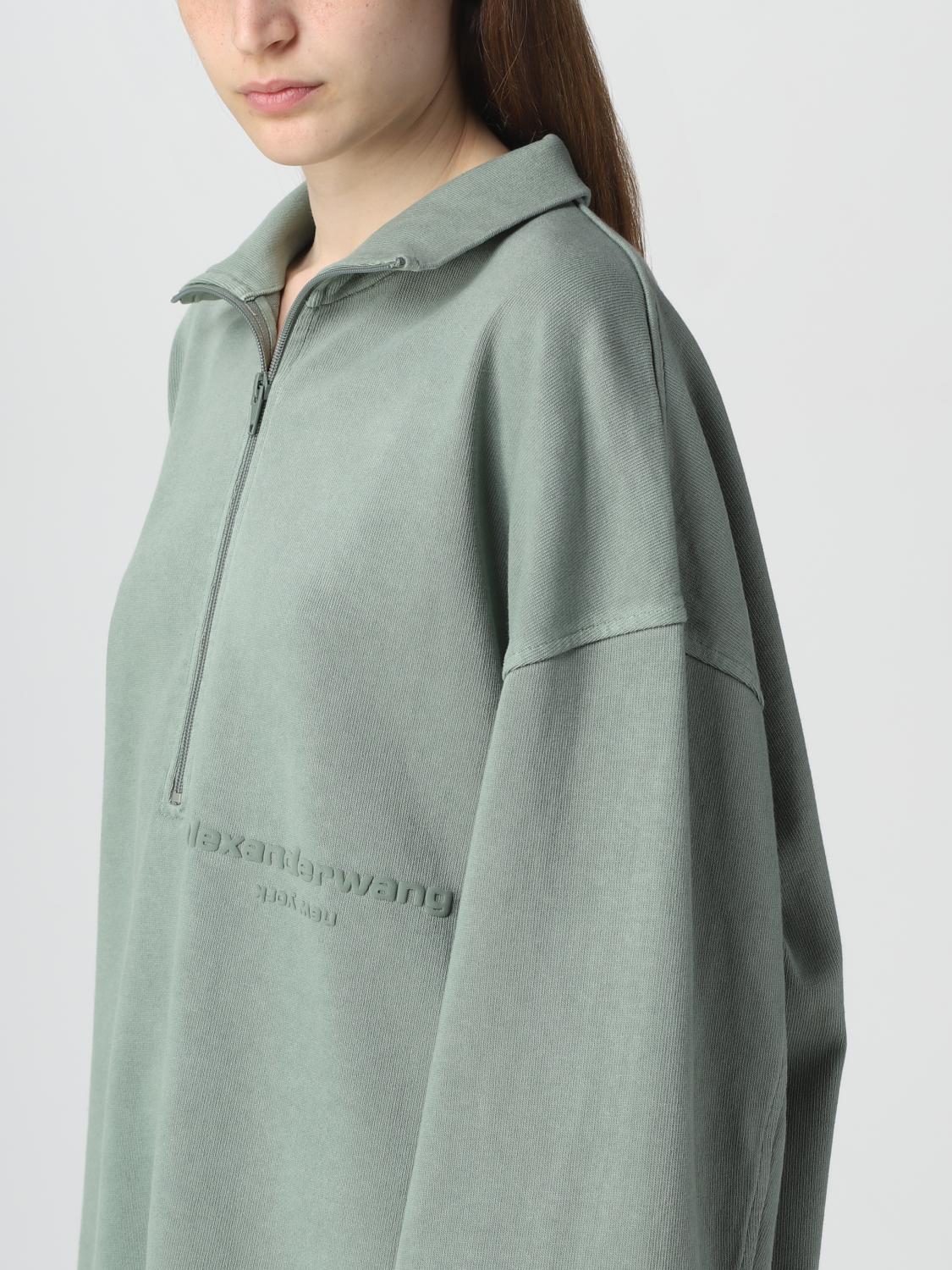 Alexander Wang denim sweatshirt - Green | UCC2231612 | GIGLIO.COM