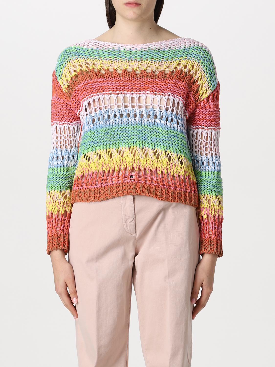 ROBERTO COLLINA PULL: Pull femme Roberto Collina, Rouge - Img 1