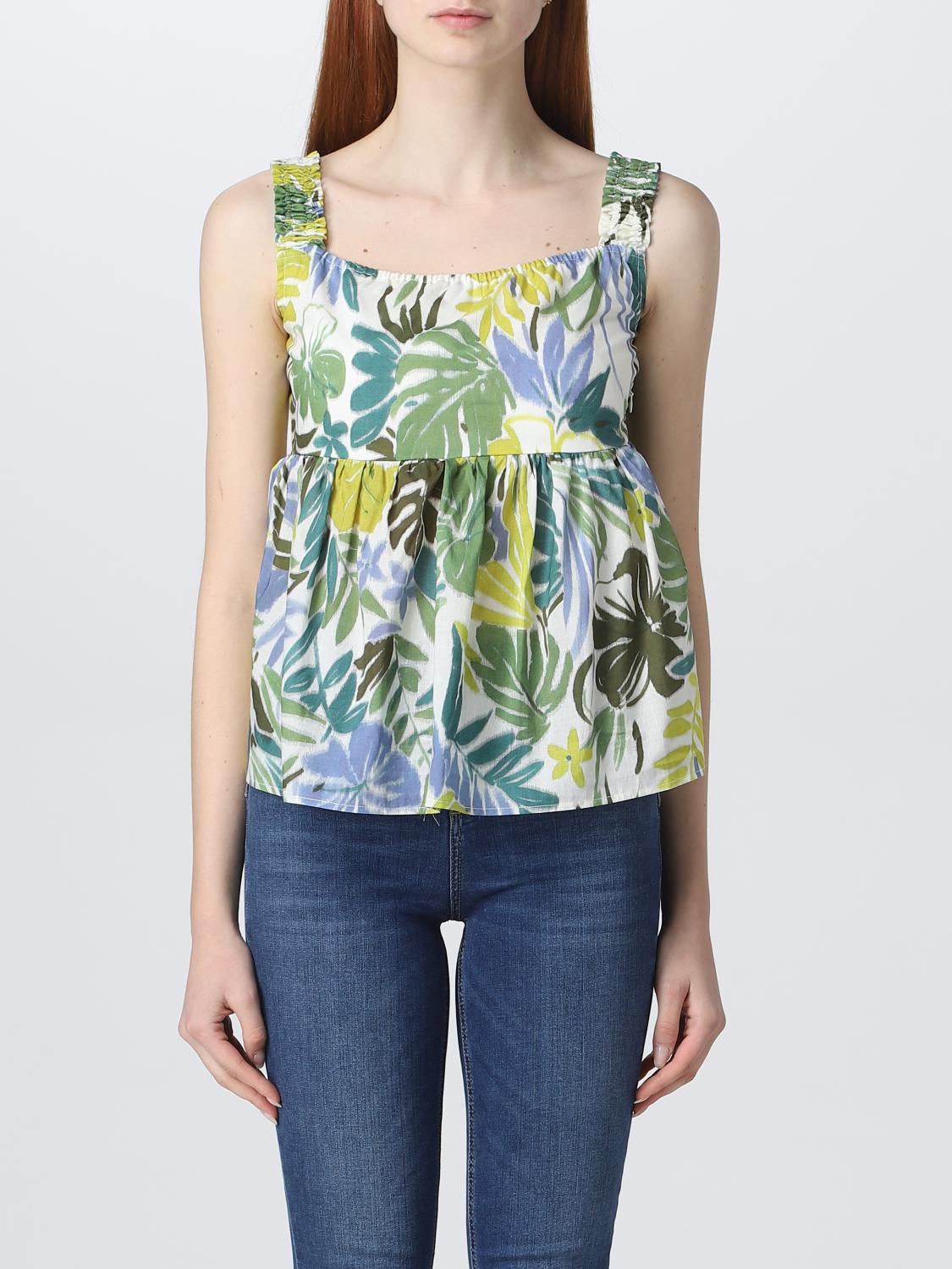 Liu Jo top bustier in denim lavaggio medio main image 0