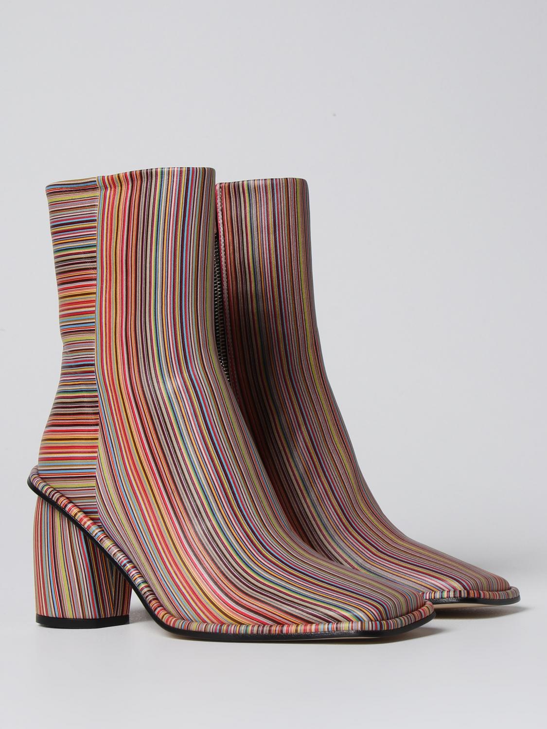 PAUL SMITH STIVALETTI: Stivaletto Amber Paul Smith in pelle stampata, Fantasia - Img 2