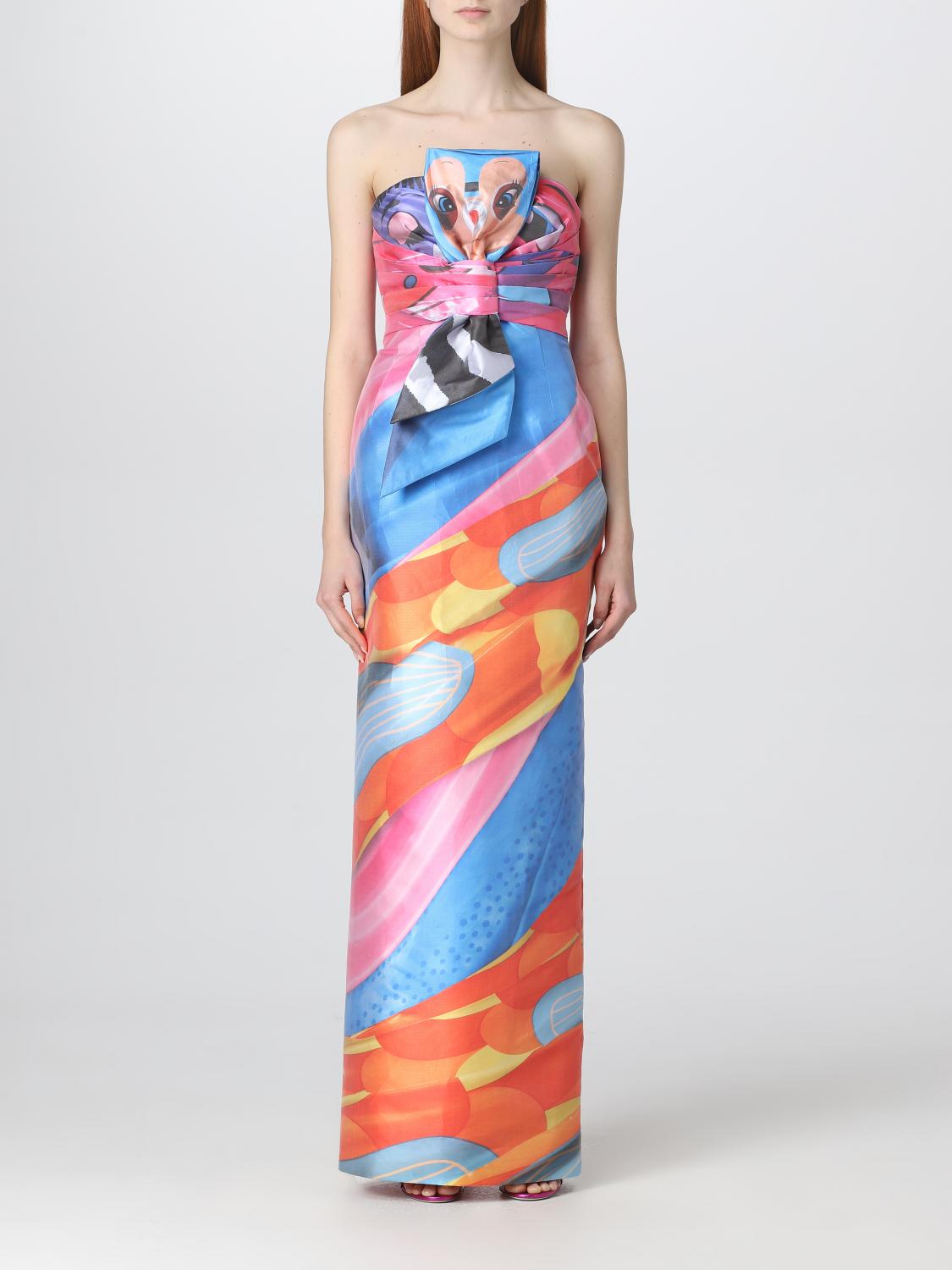 MOSCHINO COUTURE Abito in misto cotone Fantasia Abito Moschino Couture 04280461 online su