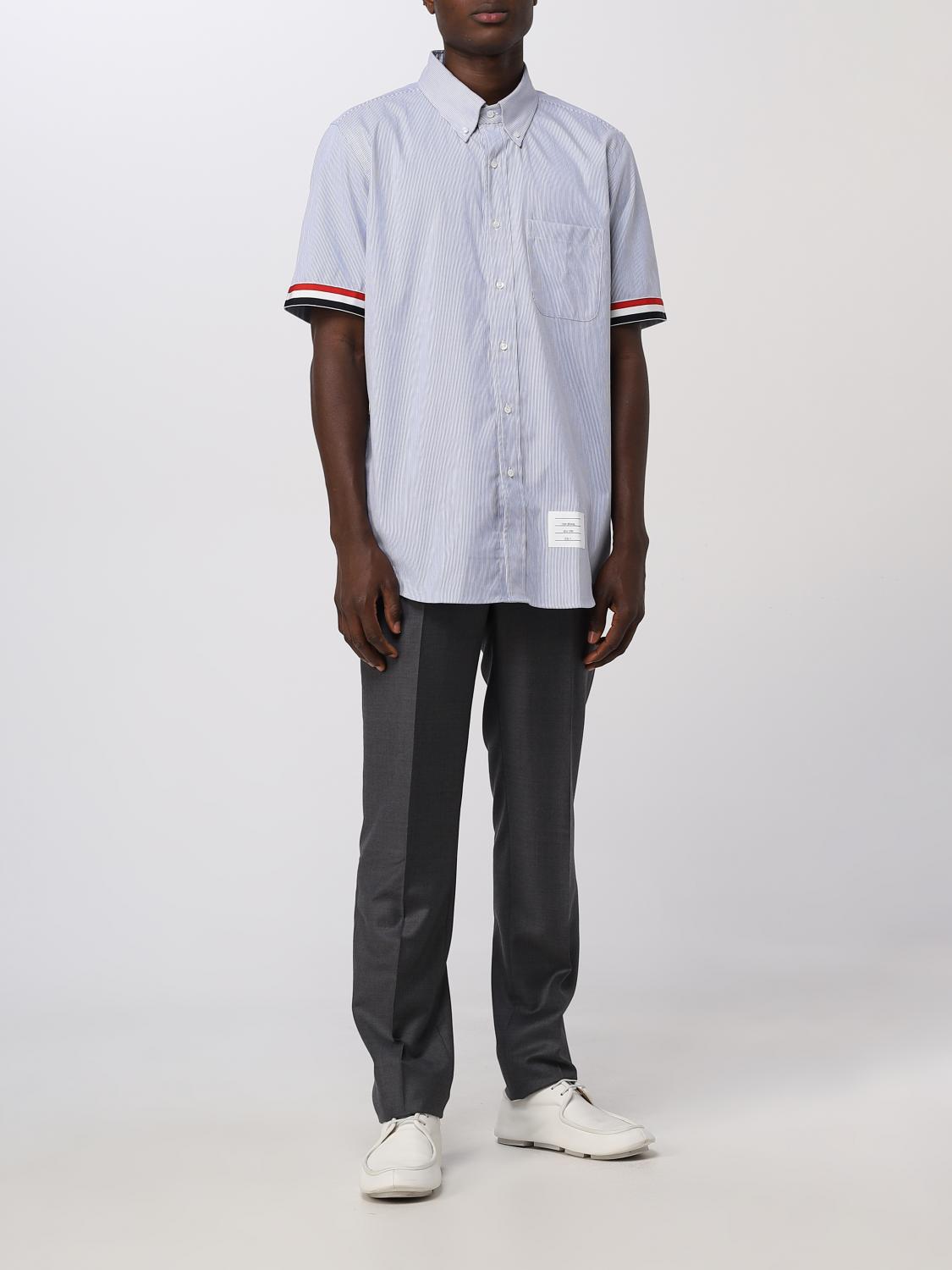 THOM BROWNE CAMISA: Camisa hombre Thom Browne, Azul Oscuro - Img 2