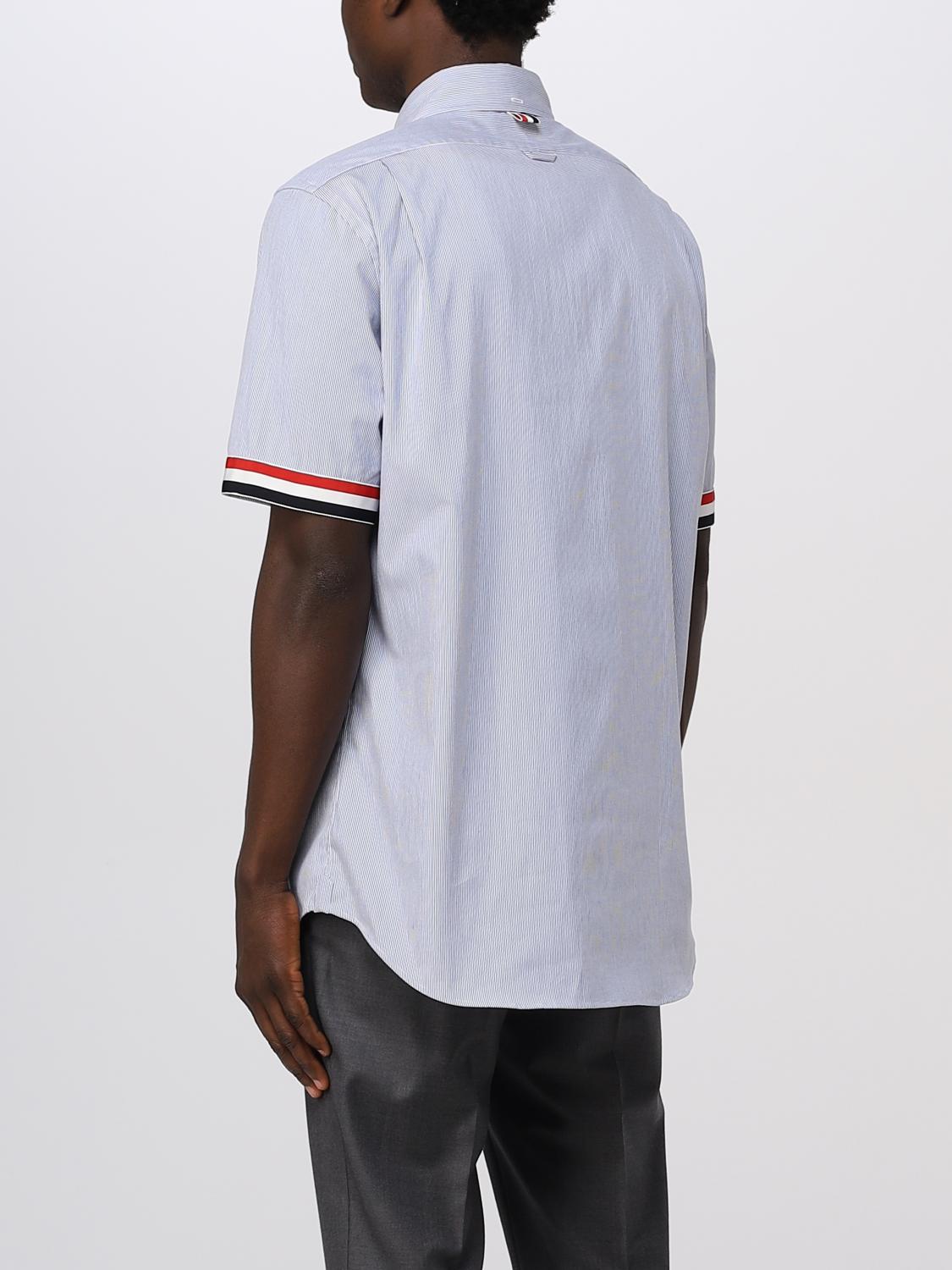 THOM BROWNE CAMISA: Camisa hombre Thom Browne, Azul Oscuro - Img 3