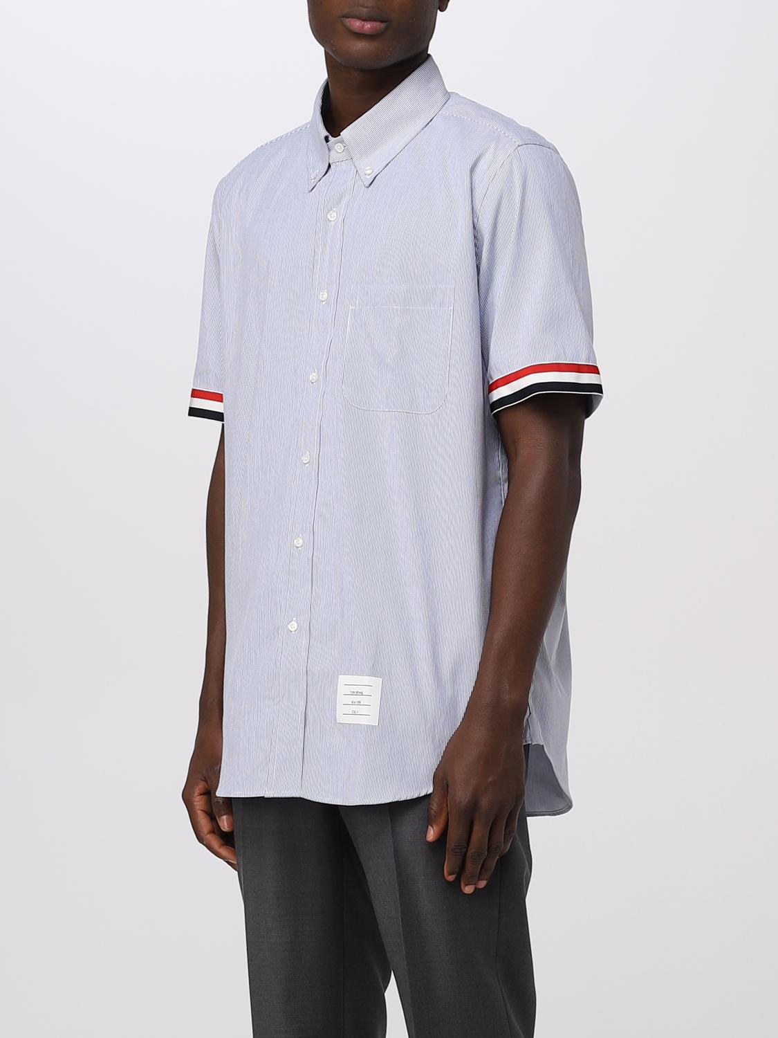 THOM BROWNE CAMISA: Camisa hombre Thom Browne, Azul Oscuro - Img 4