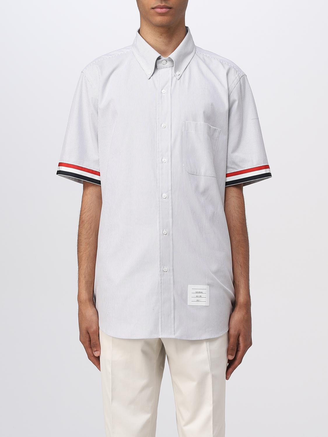 THOM BROWNE CAMISA: Camisa hombre Thom Browne, Gris - Img 1