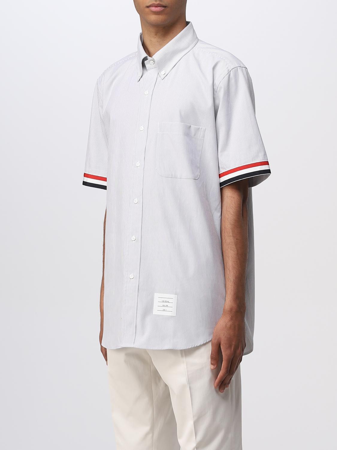 THOM BROWNE CAMISA: Camisa hombre Thom Browne, Gris - Img 4