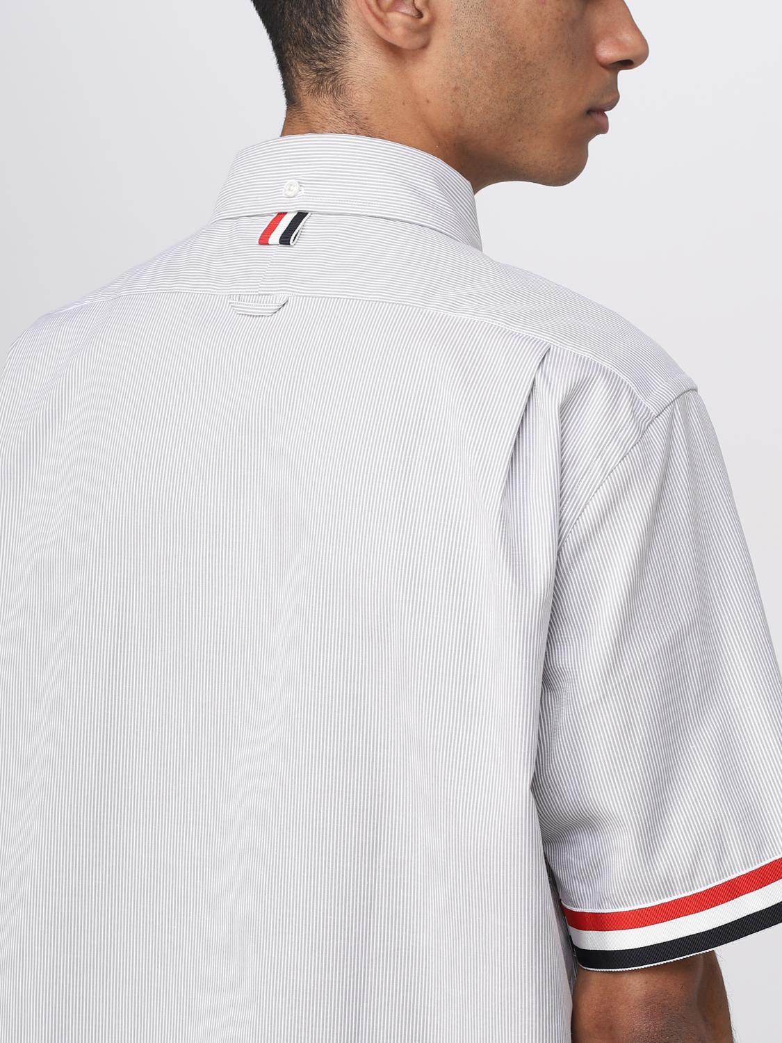 THOM BROWNE CAMISA: Camisa hombre Thom Browne, Gris - Img 5