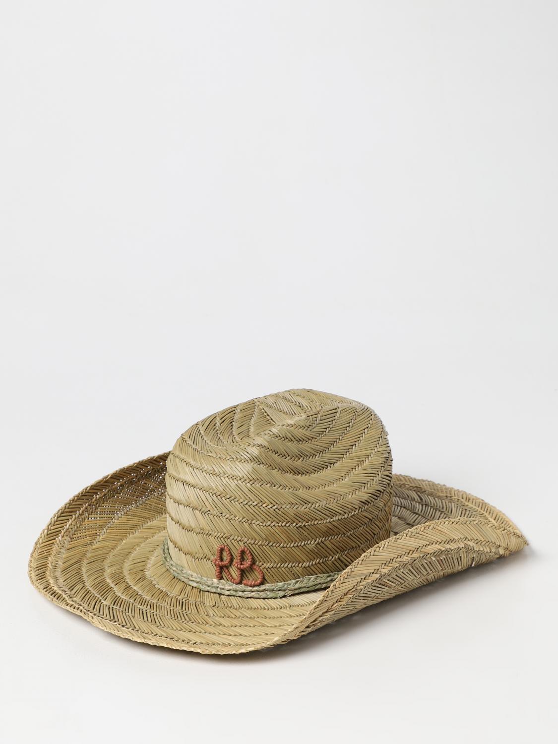 RUSLAN BAGINSKIY SOMBRERO: Sombrero mujer Ruslan Baginskiy, Marrón - Img 1