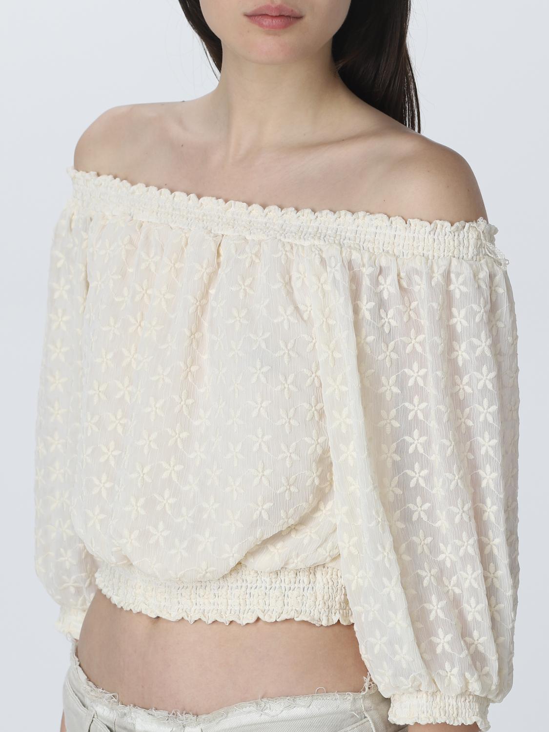LIU JO TOP: Camisa mujer Liu Jo, Natural - Img 3