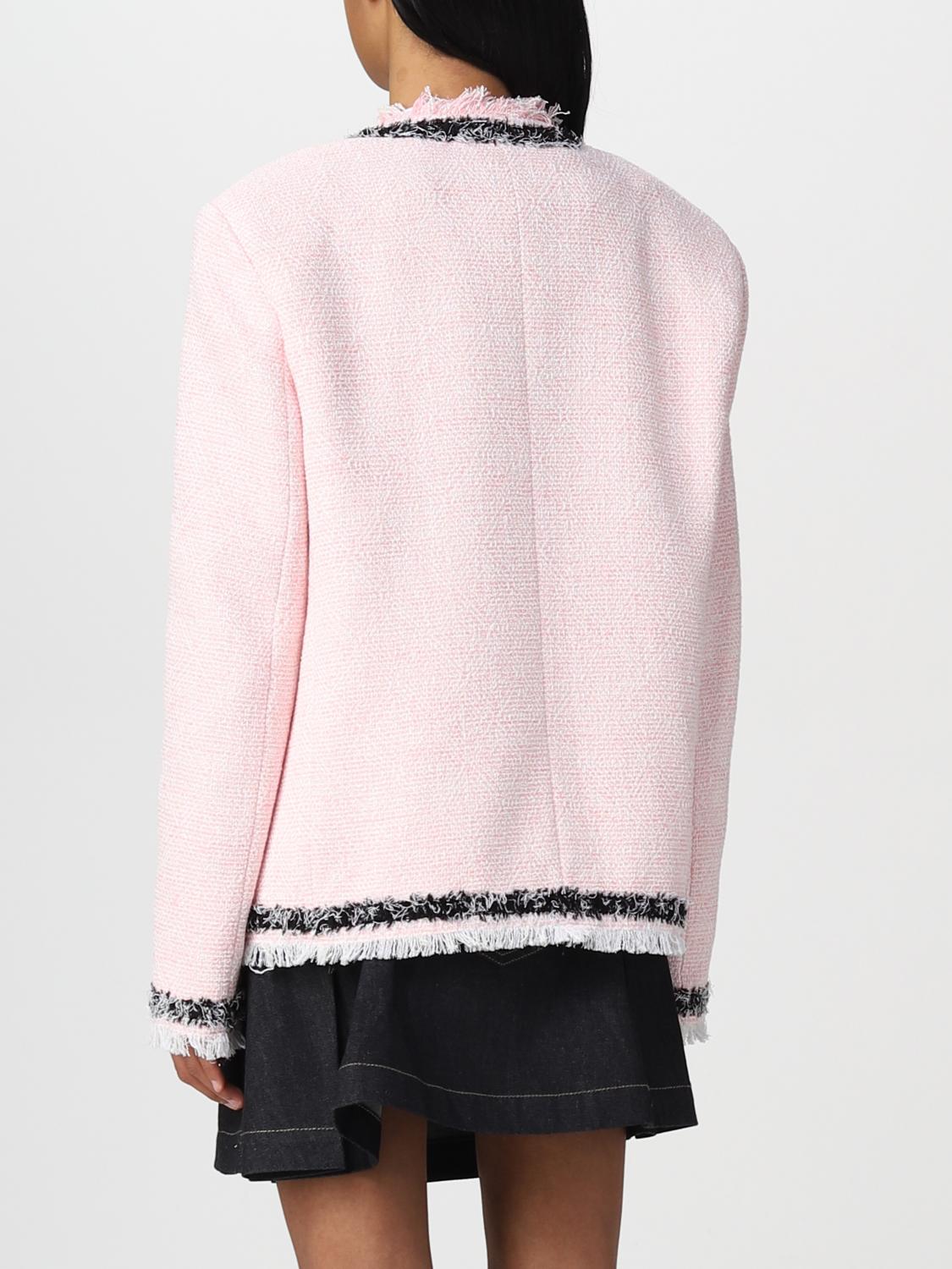 MSGM JACKET: MSGM jacket in cotton tweed, Pink - Img 3