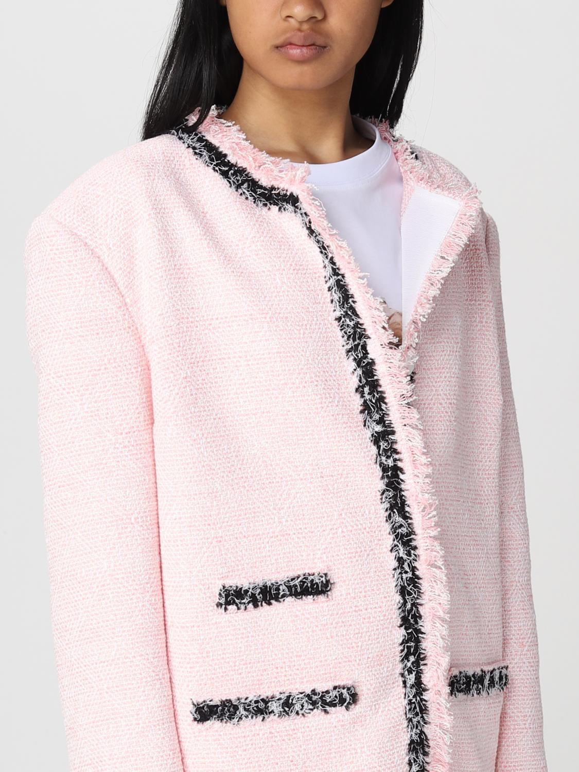 MSGM JACKET: MSGM jacket in cotton tweed, Pink - Img 5