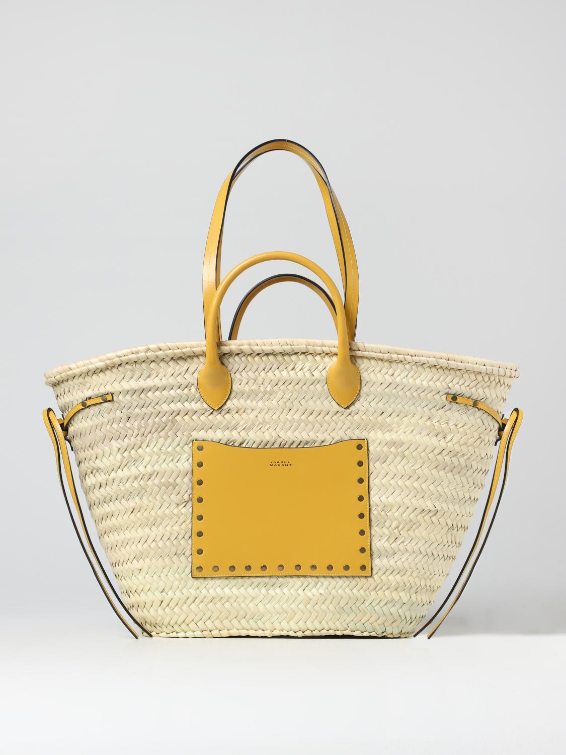 ISABEL MARANT BORSA A SPALLA: Borsa a spalla donna Isabel Marant, Giallo - Img 1